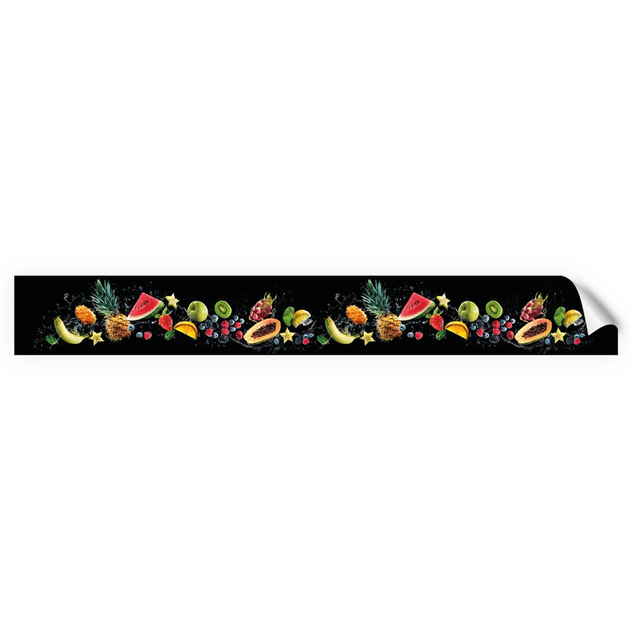 Myspotti Küchenrückwandfolie Fruit Splash in Tile-Look, selbstklebend, Multicolour, B: 450 cm, H: 60 cm - Bild 2