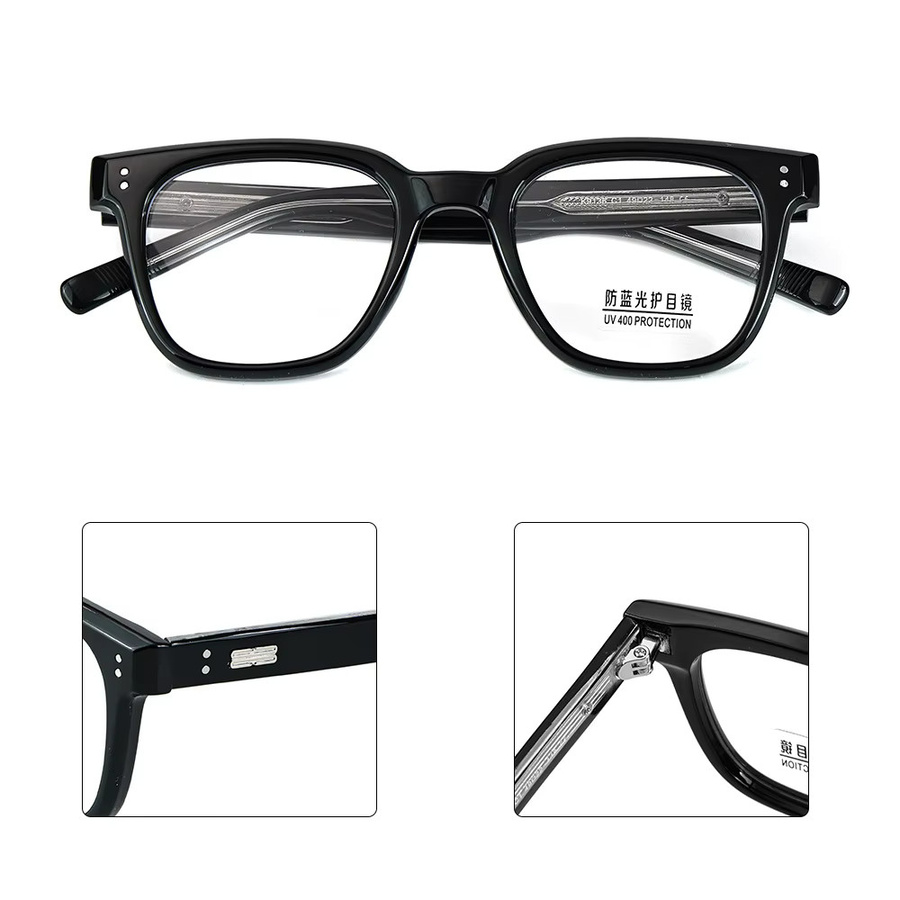 Yimaruili k9136 Korrektionsbrille, Herren, Vollrand, quadratisch, TR90, Blaulichtfilter - Bild 2