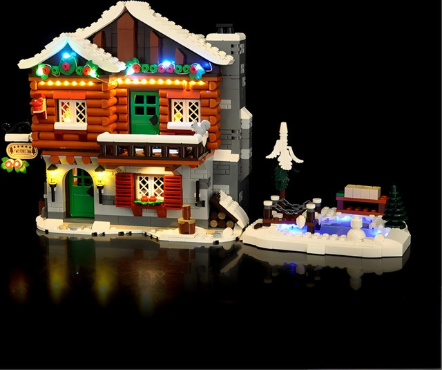 LYBMTWF LED-Beleuchtungsset RGB Multicolour für Lego 10325 Winter-Schnee-Berg-Hütte - Bild 1