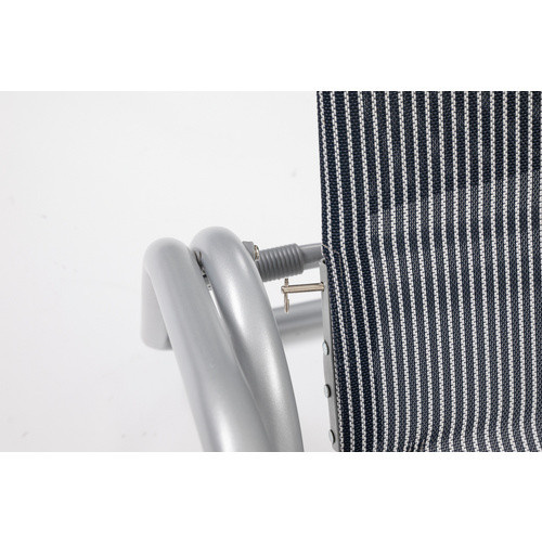 Acamp Gesundheitsliege Calypso Klappbar in Grau mit Textilene-Gewebe und Stahlrohr, B/T/H: 137 x 75 x 107 cm - Bild 2