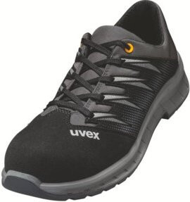 Uvex Halbschuhe 2 Trend S2 Sicherheitsschuhe in Schwarz Grau Größe 36 Weite 10 - Bild 1
