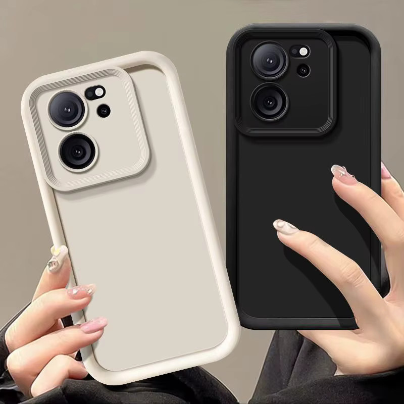 Xiaomi Mi 13T und 13T Pro Schutzhülle in Schwarz mit mattem Soft-Cover für optimalen Fallschutz - Bild 3