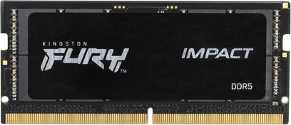 Kingston FURY Impact DDR5 Laptop-Arbeitsspeicher Kit 64 GB (2 x 32 GB) 5600 MHz Schwarz KF556S40IBK2-64 - Bild 1