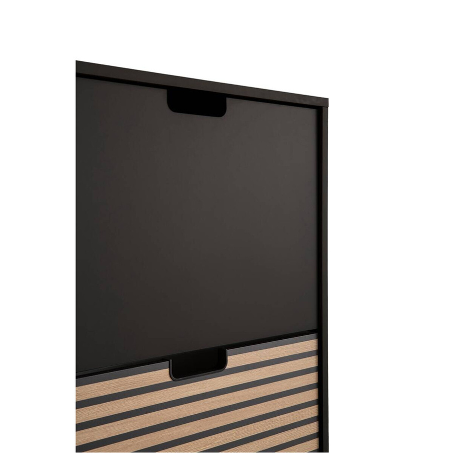Schildmeyer Schuhkipper Ryker in Anthrazit mit 2 Klappen, B/H/T: 59,8 x 85,2 x 19,5 cm - Bild 5