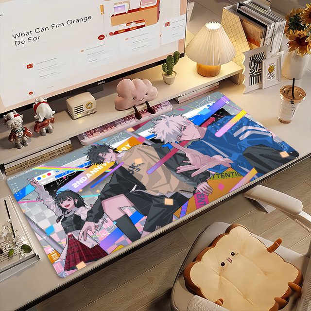 L-Link Anime Mauspad Multicolor rutschfeste Gamer-Schreibtischunterlage für Laptop und Büro - Bild 1