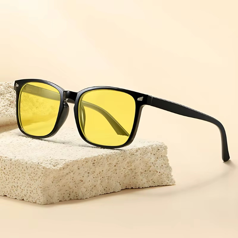 DIXSG Korrektionsbrille, quadratisch, Vollrand, Kunststoff, schwarz, Herren - Bild 2