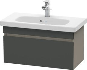 Duravit Waschtischunterschrank DuraStyle in Grau matt mit 1 Auszug, B: 73 cm, T: 36,8 cm, H: 39,8 cm - Bild 1