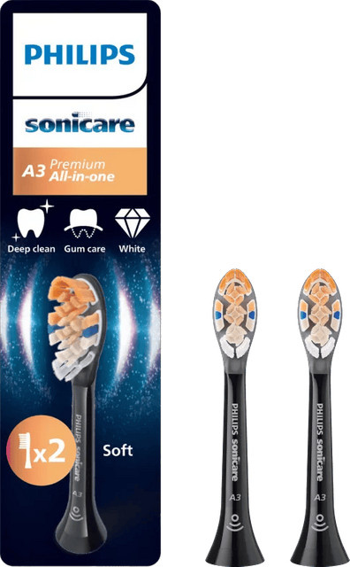 Philips Sonicare Premium All-in-one HX9092/88 elektrische Zahnbürste Schwarz (2 Stück) - Bild 1
