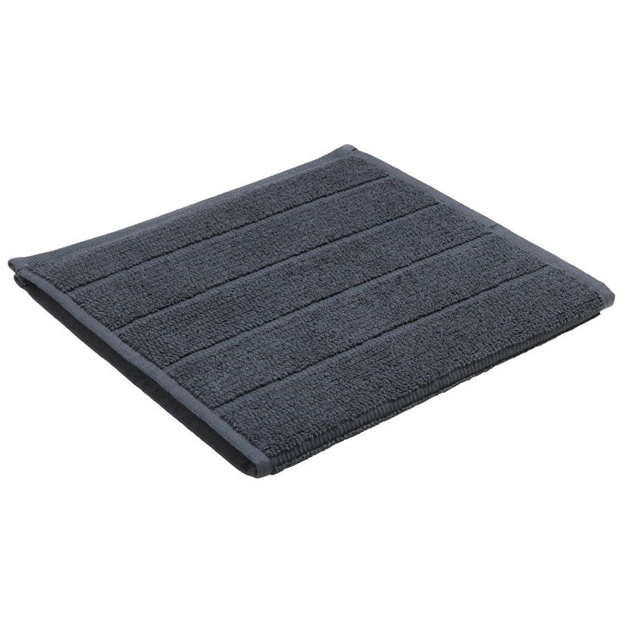 Modern Living Gästetuch Anna in Schwarz, gestreift, aus Baumwoll-Terry, Breite: 30 cm, Höhe: 50 cm - Bild 2