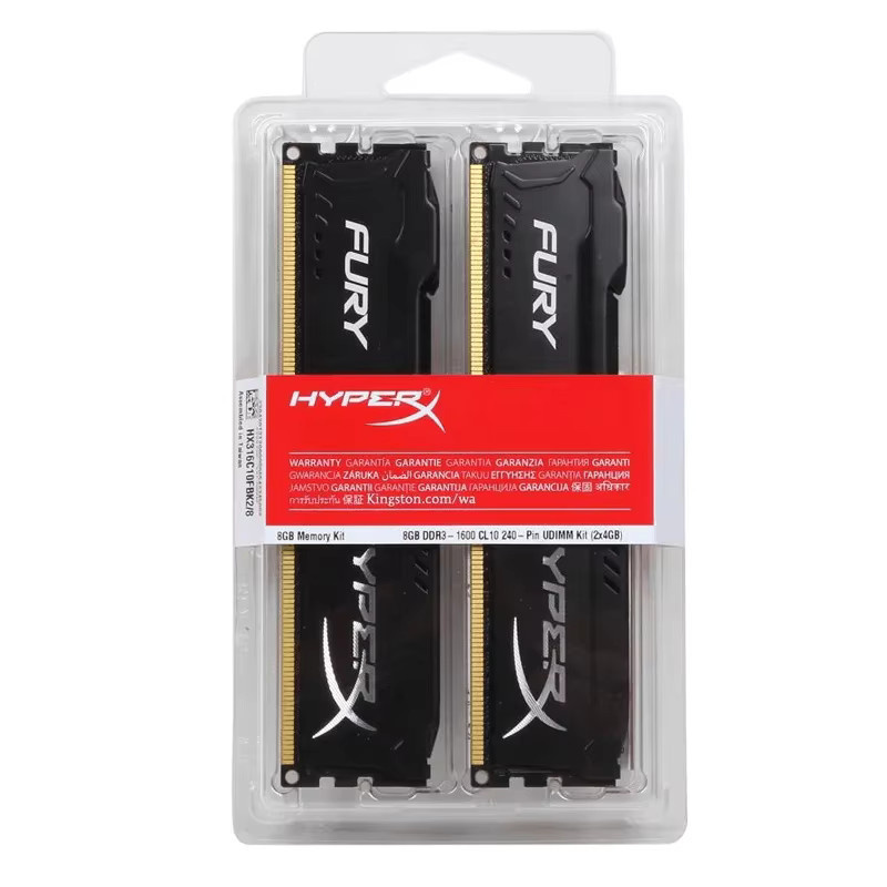 Kingston Memory DDR3 Desktop-RAM Kit 16 GB (2 x 8 GB) 2400 MHz DIMM PC3-18400 - Bild 2