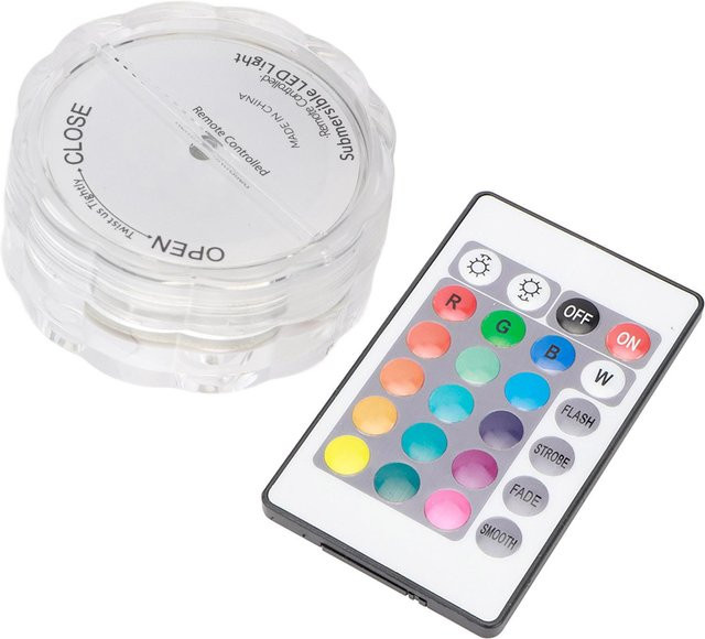CosyHome Wasserdichtes LED Aquarium Licht mit Fernbedienung, Farbe Weiß, IP68 Schutzklasse - Bild 1