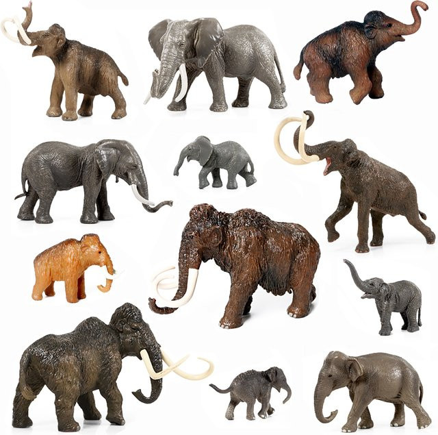 XPFigures Dschungeltiere, Actionfiguren, Mammut, Elefant - Bild 1