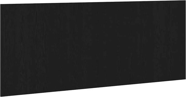 vidaXL Bettkopfteil in Schwarz und Eichen-Optik, Breite: 160 cm, Tiefe: 1,5 cm, Höhe: 80 cm - Bild 1