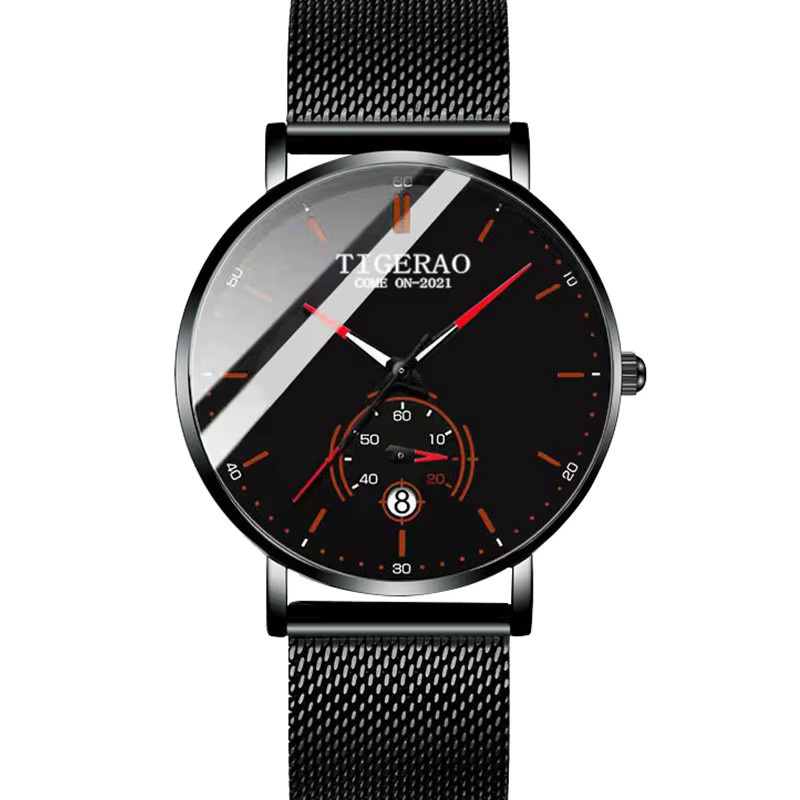 CAROTIF Armbanduhr, Quarz, Edelstahl, Schwarz, Herren - Bild 5