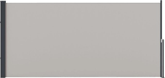Furnicato Seitenmarkise ausziehbar Hellgrau B/H: 140 x 140 cm - Bild 1