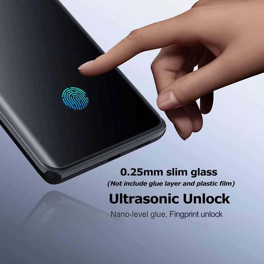 OnePlus 13 3D-Schutzglas Transparent mit Fingerprint Unlock und Vollkleber-Displayschutzfolie - Bild 3