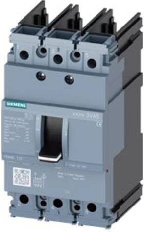 Siemens 3VA5180-6ED31-1AA0 Leistungsschalter in Grau mit einem Einstellbereich von 80 A und einer maximalen Schaltspannung von 480 V/AC - Bild 1