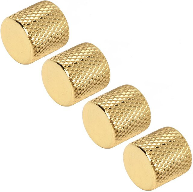 4er-Set Potentiometerknöpfe für E-Gitarren-Regler in Gold von Painter - Bild 1