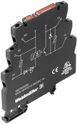 Weidmüller Halbleiterrelais 8937930000 in Schwarz mit 0,05 A und 5 V/DC Schaltspannung - Bild 1