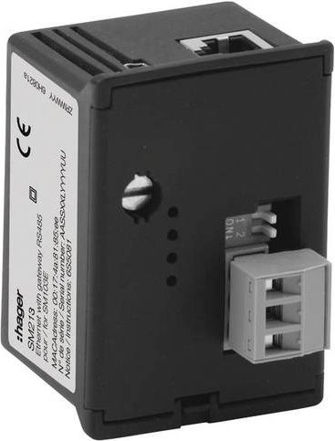 Hager SM213 Modul Ethernet Jbus/Modbus für SM103E in Schwarz - Bild 1