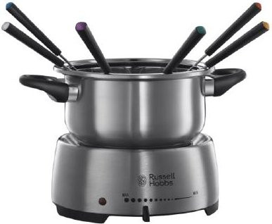 Russell Hobbs Fondue Fiesta in Edelstahl und Schwarz - Bild 1