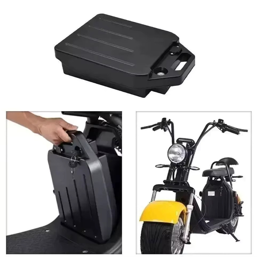 Ddadache Lithium-Batterie 60V für Harley und CityCoco Elektroroller, 18650 Akku in Schwarz - Bild 3