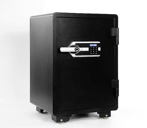 Olympia Gosafe 5700FP Tresor mit Fingerabdruckschloss, Zahlenschloss und Schlüsselschloss in Schwarz - Bild 1