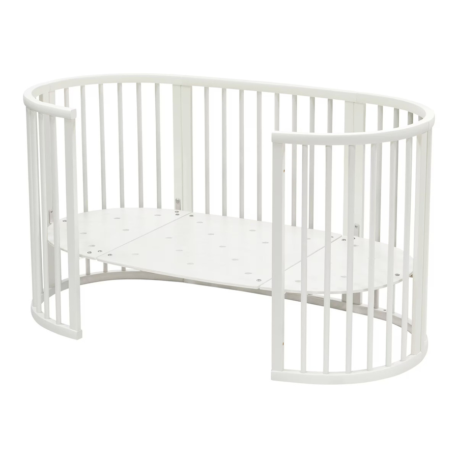 Stokke Sleepi Babybett aus Buchenholz in Weiß, B/H: 74 x 141 cm - Bild 2