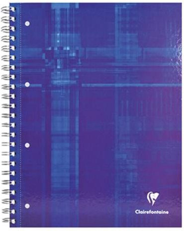 Clairefontaine Collegeblock BIND'O DIN A4 Blau Kariert mit 80 Blatt - Bild 1