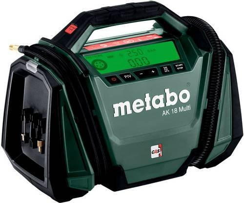 Metabo Akku-Kompressor AK 18 Multi Schwarz Grün mit max. 11 bar - Bild 1