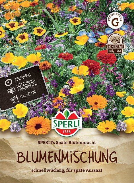 SPERLI Blumensamen Späte Blütenpracht mehrfarbig für den Ziergarten - Bild 1