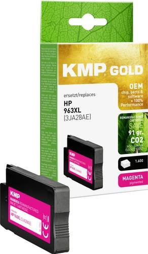 KMP Tintenpatrone Magenta ersetzt HP 963XL, Ergiebigkeit bis 1600 Seiten - Bild 1