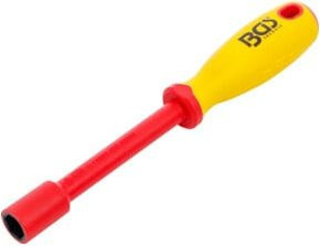 BGS VDE-Steckschlüssel-Schraubendreher in Multicolor, Sechskant SW 14 mm, Klingenlänge 125 mm - Bild 1