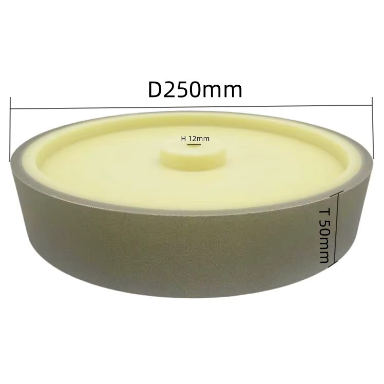 Tormek CBN Schleifscheibe mit Kunststoffmatrix für T8 zum Schärfen von Messern und HSS-Werkzeugen, Durchmesser: 250 mm, Breite: 50 mm, Tiefe: 12 mm, Farbe: Grau - Bild 2