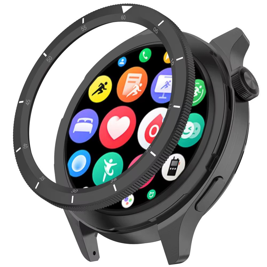 Xiaomi Uhrenlünette Edelstahl, Schwarz, Unisex - Bild 2