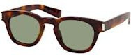 Saint Laurent SL 746 Sonnenbrille, Vollrand, quadratisch, Kunststoff, Unisex, brown, green - Bild 1