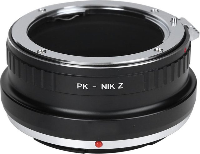Fikaz Objektiv-Montageadapterring aus Aluminiumlegierung für Pentax PK-Mount auf Nikon Z, Grau - Bild 1