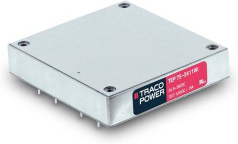 TracoPower TEP 75-7212WI DC/DC-Wandler-Baustein 110 V/DC zu 12 V/DC, 6.3A, 75W, Farbe: Silber - Bild 1