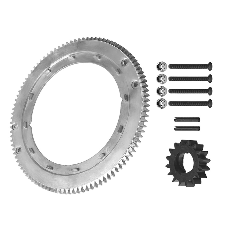 Briggs & Stratton 696537 Schwungrad-Ringgetriebesatz in Silber für Motoren der Serien 19K400, 19E400 und 28A707-0112-01 - Bild 2