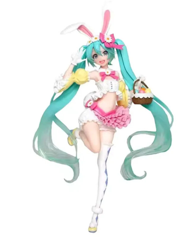 Bandai Hatsune Miku Actionfigur mit Hasenohren, mehrfarbige Anime PVC-Modell Statue für Sammler und Kinder - Bild 7
