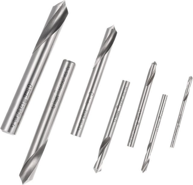 7-teiliges Kkmoon HSS-Cobalt Bohrer-Set aus Edelstahl in Silber, 3–12 mm mit Rundschaft - Bild 1