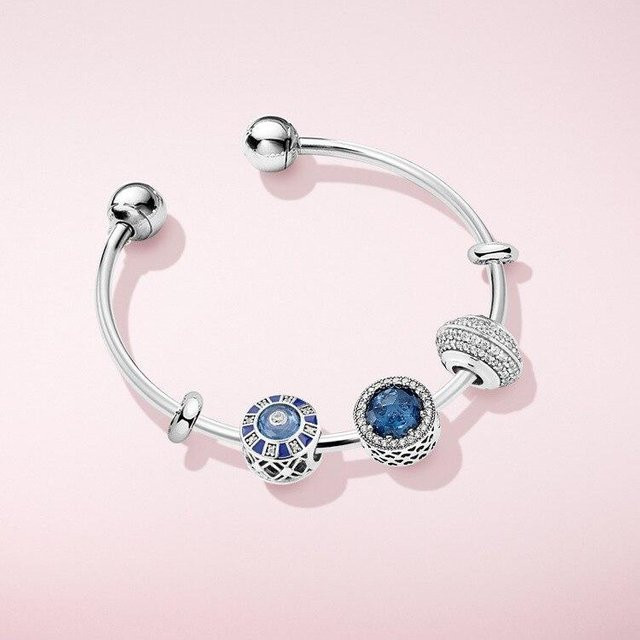 YIRAN Jewelry Perlenarmband 925 Sterlingsilber, Damen, 17,5 cm, weiß - Bild 1