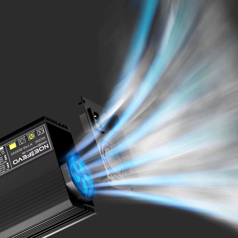 NOEIFEVO LiFePO4 Batterieladegerät 48V 51.2V 58.4V 10A 16S Schnellladegerät mit 0V BMS-Aktivierung und 8 Schutzfunktionen in Schwarz für Golfwagen und Wohnmobile - Bild 5