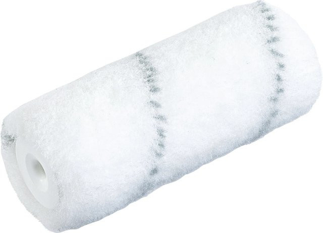 LUX-TOOLS PRO Mini-Lackwalze Grau für lösemittelbasierte Lacke, Durchmesser: 5,5 cm, Breite: 10 cm - Bild 1