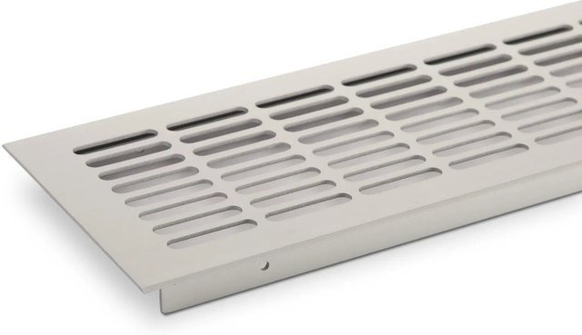 SO-TECH Lüftungsgitter aus Aluminium in Silber, B/H: 500 x 102 mm - Bild 1
