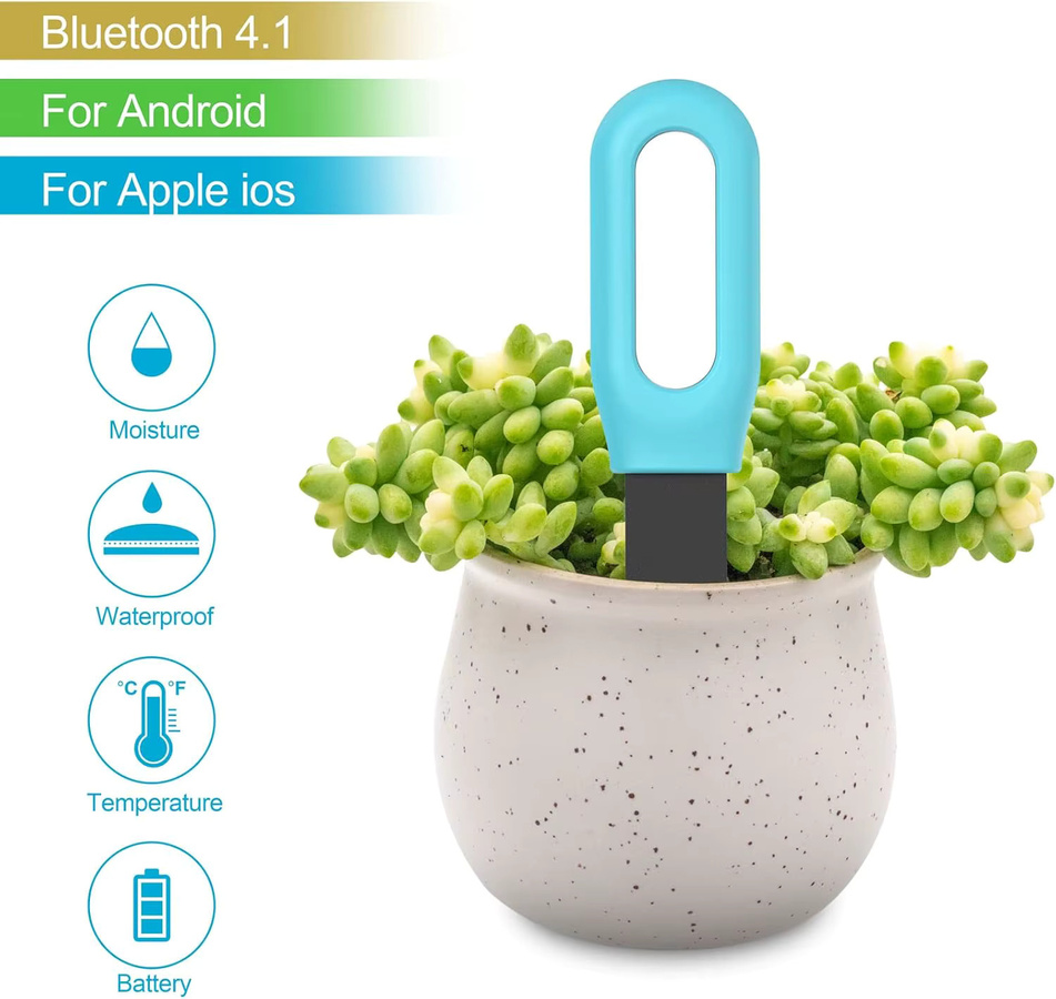 Tuya Intelligenter Bodentester mit Bluetooth und Zigbee zur Echtzeit-Überwachung von Feuchtigkeit und Temperatur für deinen Garten und deine Zimmerpflanzen - Bild 2