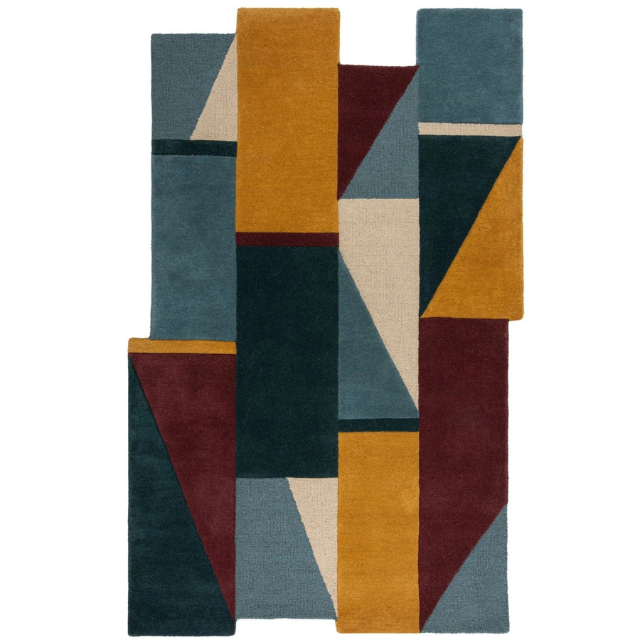 Flair Rugs Wollteppich Shuffle Shaped Mehrfarbig B: 200 cm, T: 290 cm - Bild 2