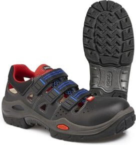 JALAS Sandale 3800R Respiro S1 SRB aus Leder in Schwarz, Größe 44 - Bild 1