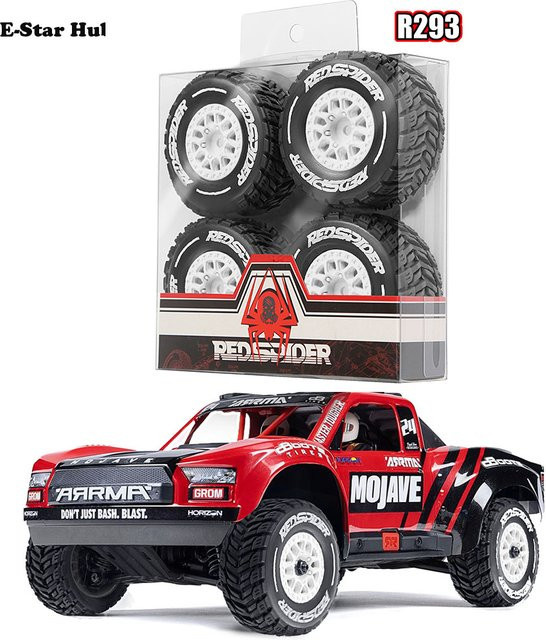 Arrma RC Reifen Rad, 4-teiliges Set, 65mm, 12mm Hex Nabe - Bild 1