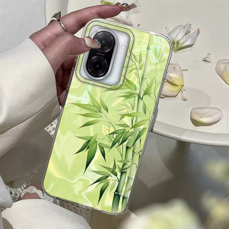 Xiaomi Handyhülle im chinesischen Stil mit grünem Bambus-Design für Redmi und Xiaomi Modelle als weiche Schutzhülle - Bild 2